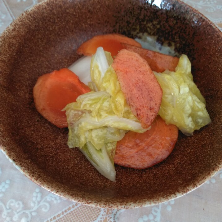 柿と白菜のマリネ